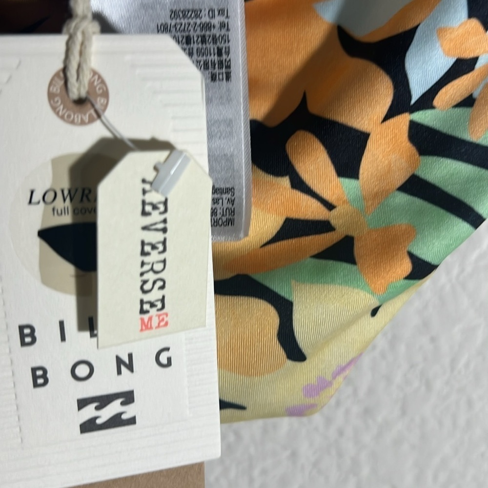Billabong women’s Size XL Mas Aloha Lowrider Bikini Bottom vacation swimsuit NWT - Picture 8 of 13